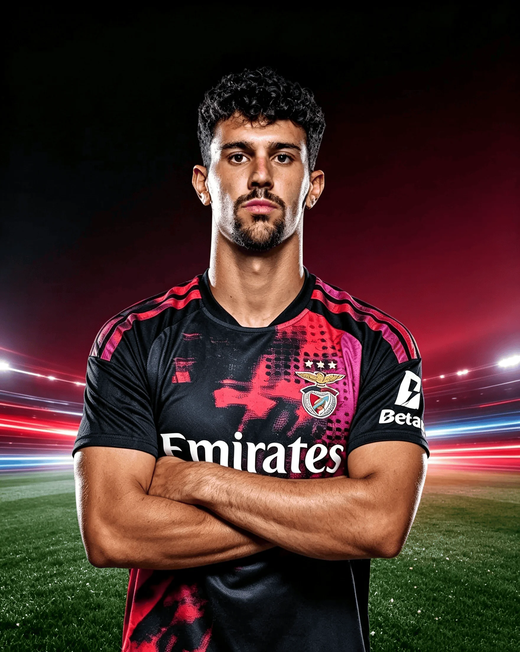 2026-27 New Season Third Away Football Jersey Summer Men Abstract Pattern Benfica Lisboa Soccer Shirt Match Sports Clothing