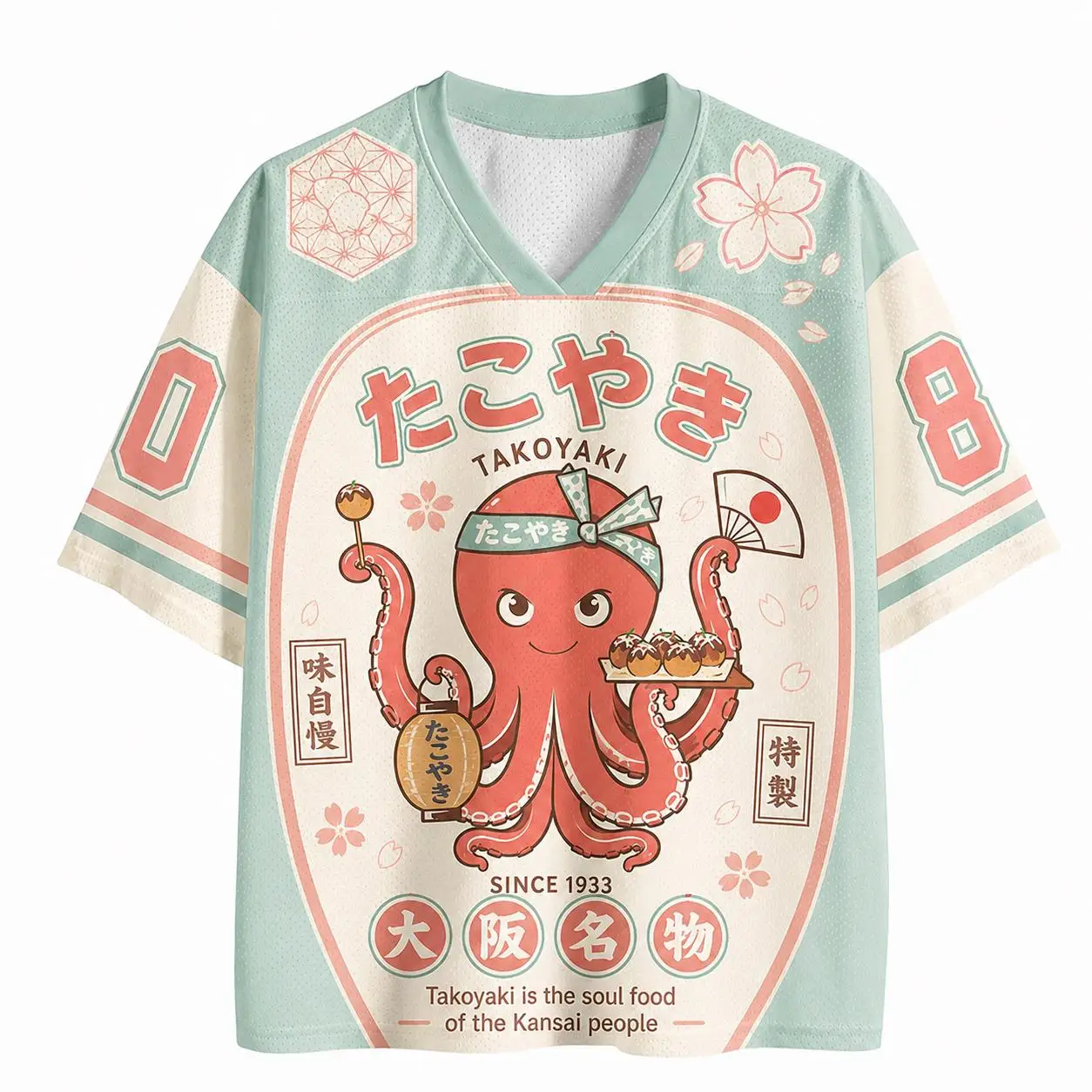 2026 Summer Fashion Trendy Large Edition Pufferfish Distillery Design 3D Printing Outdoor Leisure Fitness Style V-neck T-shirt