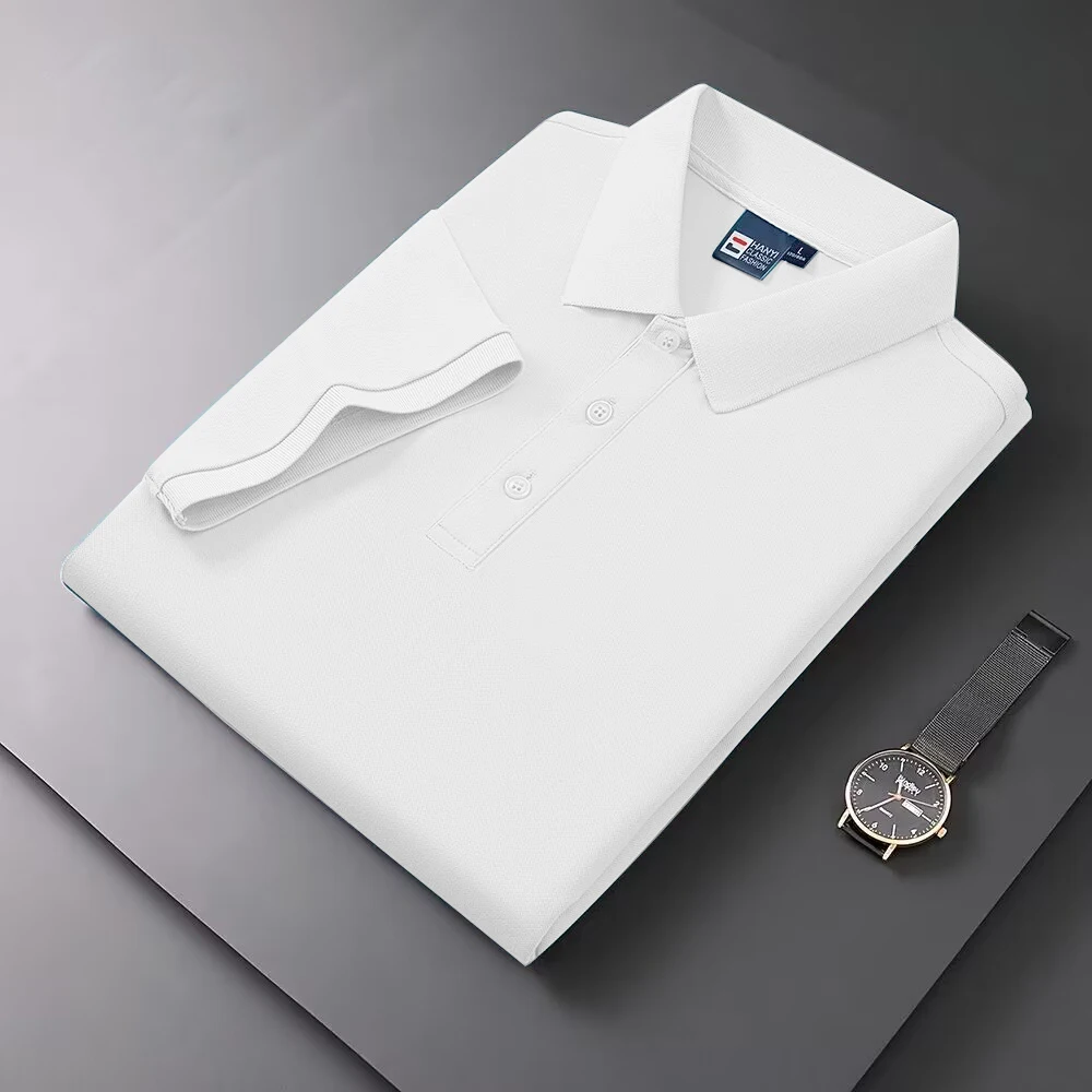 2026 Men's Embroidered Polo Shirt, Premium Summer Casual Business Sports Short Sleeve, Quick Dry Breathable