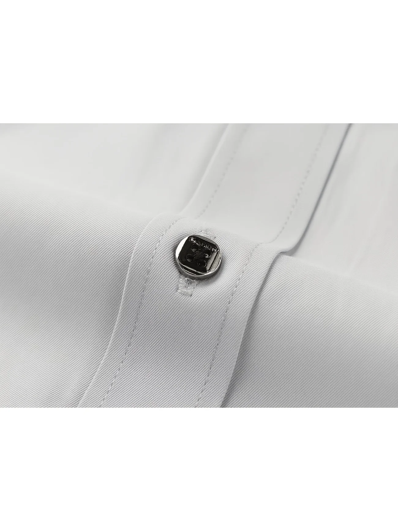 Spring and Summer Collection: White Long-Sleeved Business Formal Shirt (Suitable for Brides and Matrons of Honor) Men's Long-
