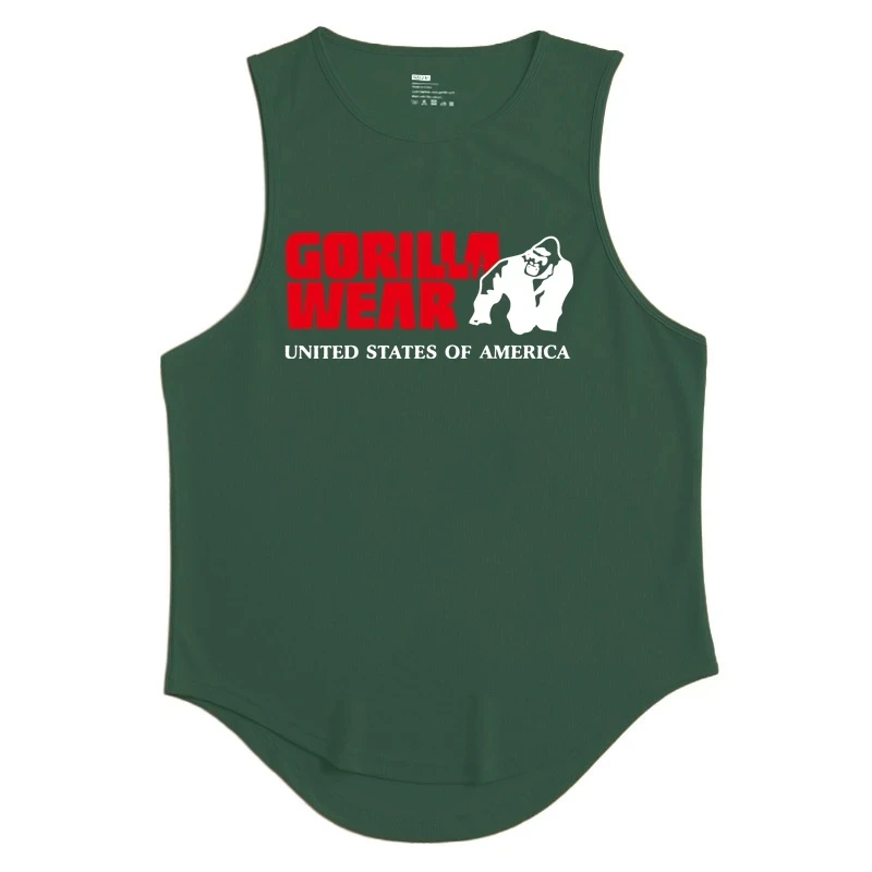 Men's Singlets Top for Fitness Gym T-shirts Suspenders Man Bodybuilding Shirt Vests Stringer Sleeveless Sweatshirt Clothing Vest
