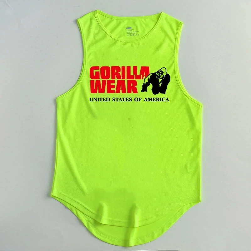 Men's Singlets Top for Fitness Gym T-shirts Suspenders Man Bodybuilding Shirt Vests Stringer Sleeveless Sweatshirt Clothing Vest