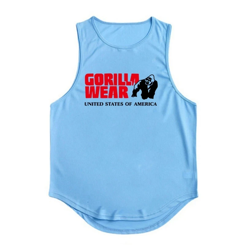 Men's Singlets Top for Fitness Gym T-shirts Suspenders Man Bodybuilding Shirt Vests Stringer Sleeveless Sweatshirt Clothing Vest