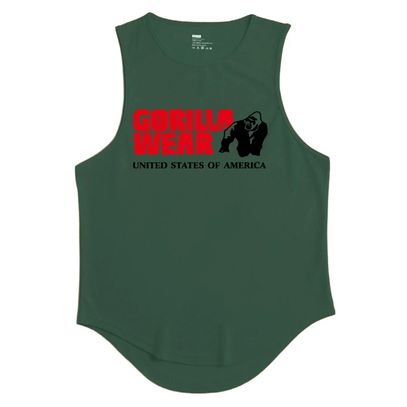Men's Singlets Top for Fitness Gym T-shirts Suspenders Man Bodybuilding Shirt Vests Stringer Sleeveless Sweatshirt Clothing Vest