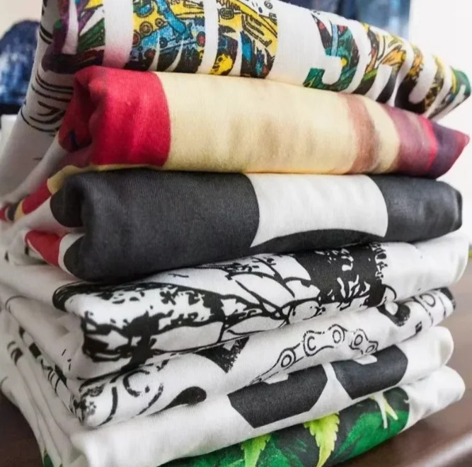 MIXED EMOTION Shirt Rhinestone Short Sleeve Men Women T-shirt Streetwear 100% Cotton Loose Round Neck Top Tees Oversized Tee Top