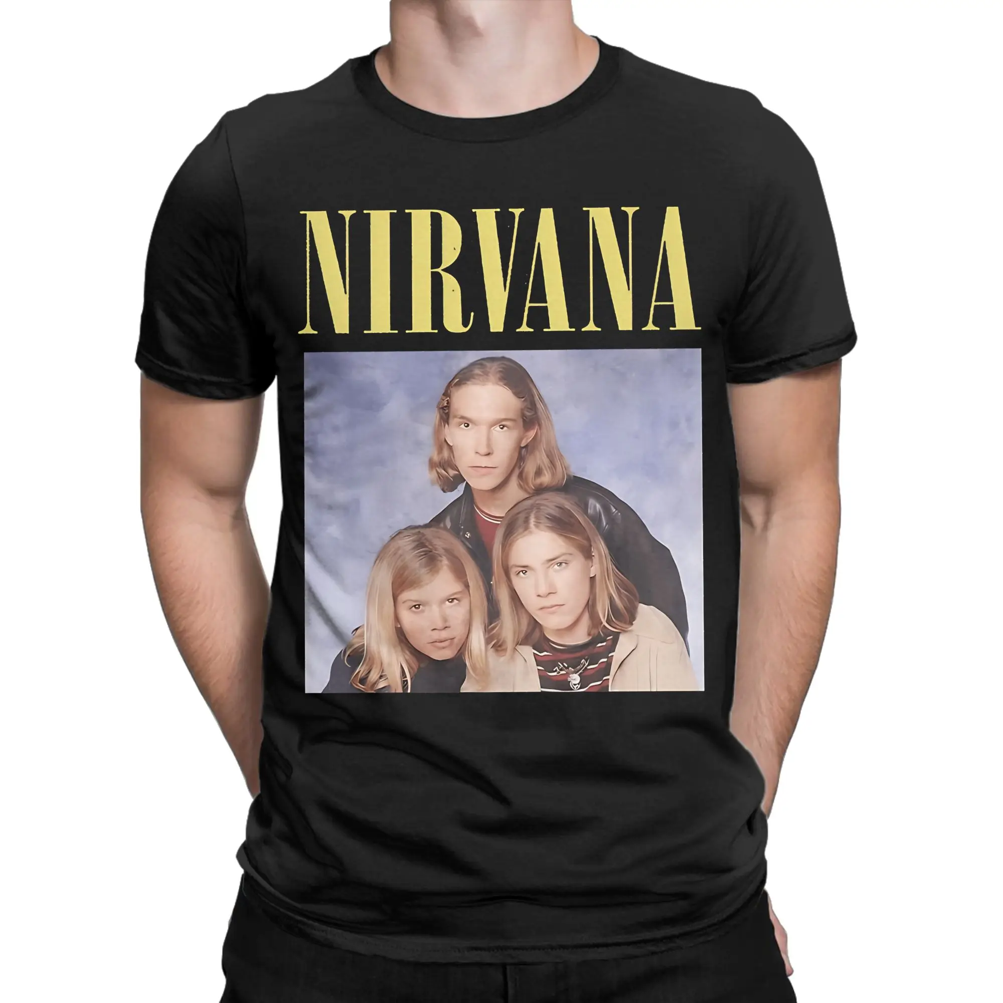 Vintage T-Shirt Summer Nirvana Hanson Leisure T-Shirts Cotton Tshirt for Male Y2K Casual Plus Size 6XL Short Sleeve Tees
