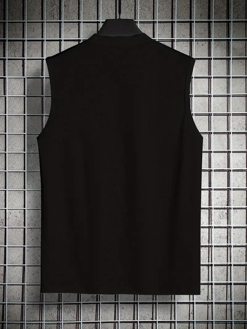 100 Cotton Men's Summer Fashion Casual Sports Loose Boston Est 1997 Print Comfortable Breathable Round Neck Sleeveless Vest