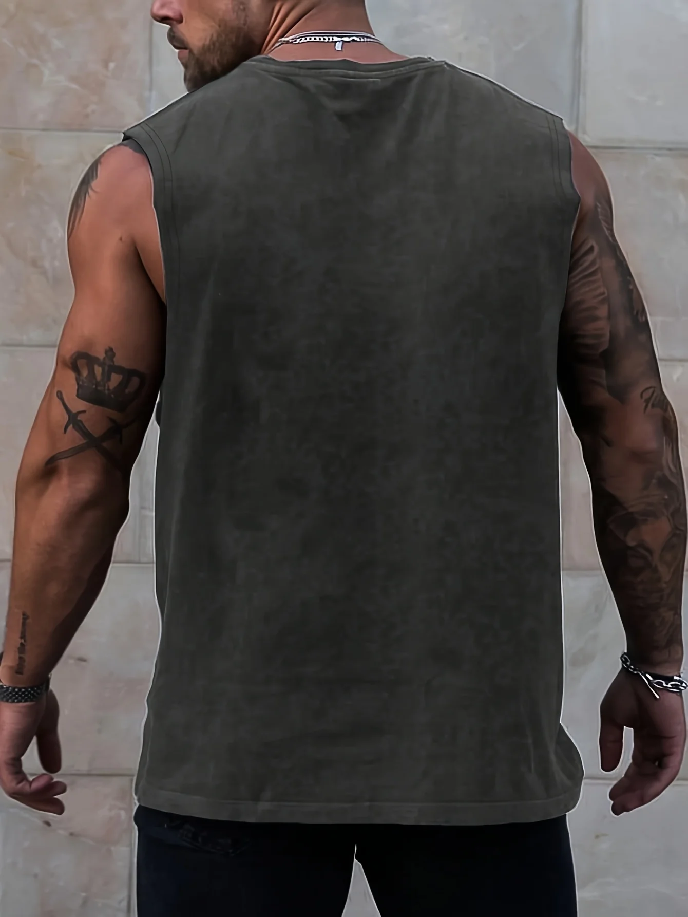 100 Cotton Men's Summer Fashion Casual Sports Loose Boston Est 1997 Print Comfortable Breathable Round Neck Sleeveless Vest