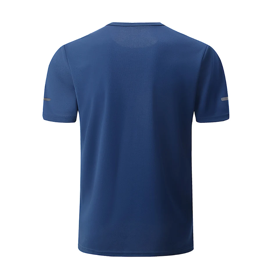 1/4 Pack Men's Solid Mesh Quick-drying Sports Short Sleeve Casual Joker Running Fitness Comfortable Plus-size Pullover T-shirt