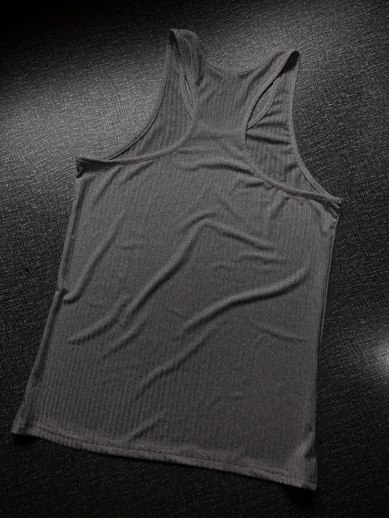 Summer New Fitness Clothes Quick Drying Tank Top Men's H-shaped Tight Vertical Stripe Muscle Exercise Tie Slim Fit High Elastic
