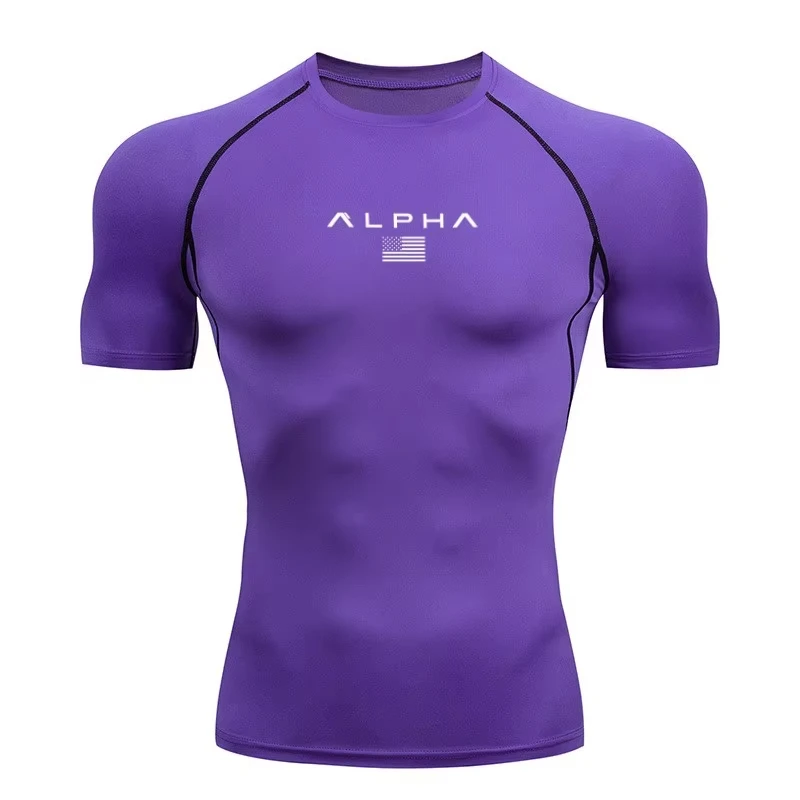 2026 New American Style Quick-Dry Compression Sportswear, Running T-Shirts, ElasticQuick-Dry Sport Jackets, Fitness Sport Shirts