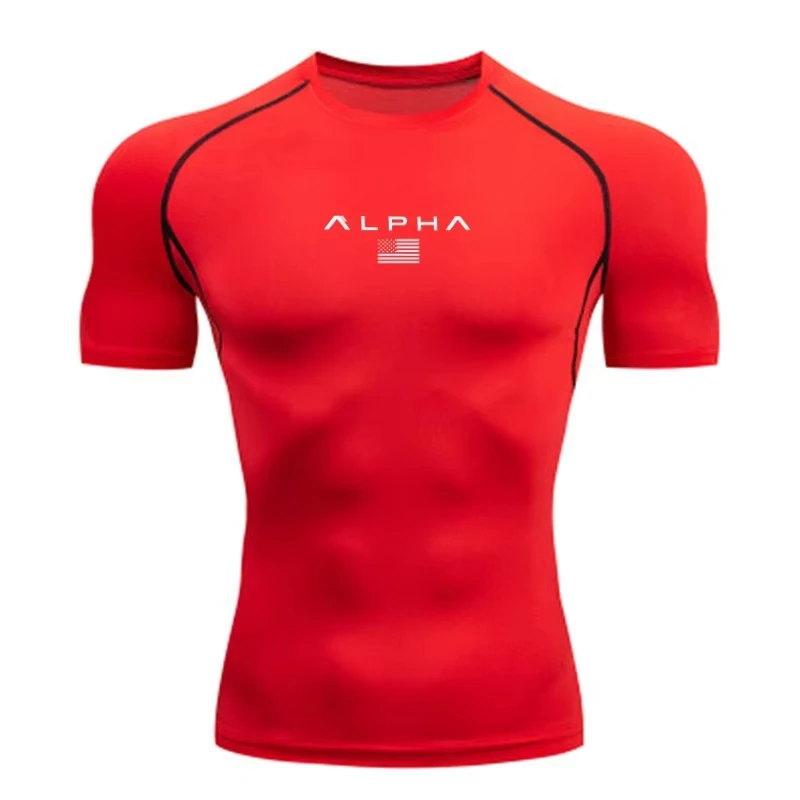 2026 New American Style Quick-Dry Compression Sportswear, Running T-Shirts, ElasticQuick-Dry Sport Jackets, Fitness Sport Shirts