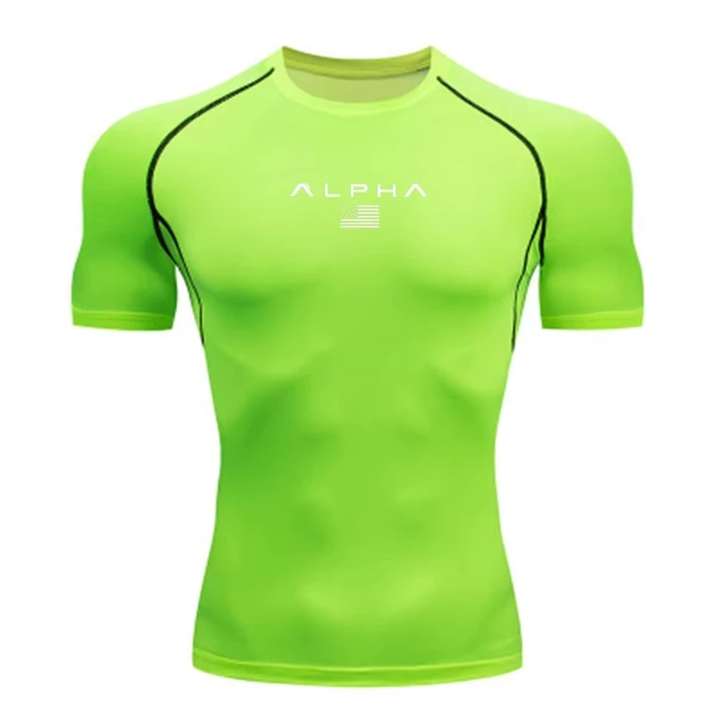 2026 New American Style Quick-Dry Compression Sportswear, Running T-Shirts, ElasticQuick-Dry Sport Jackets, Fitness Sport Shirts