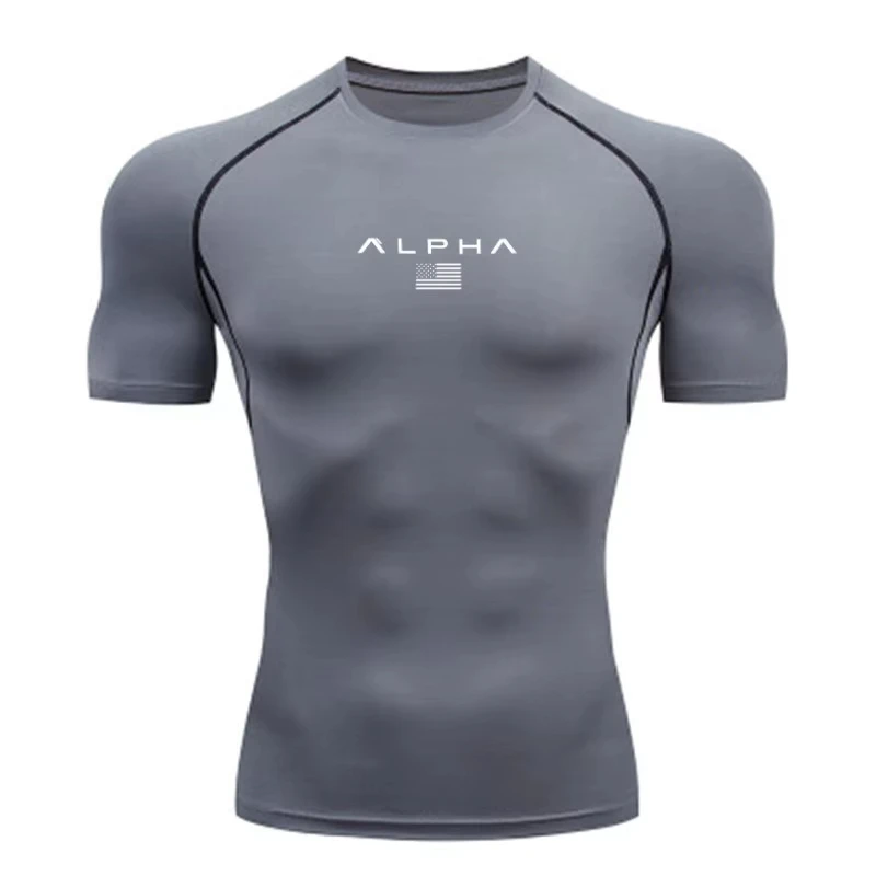 2026 New American Style Quick-Dry Compression Sportswear, Running T-Shirts, ElasticQuick-Dry Sport Jackets, Fitness Sport Shirts