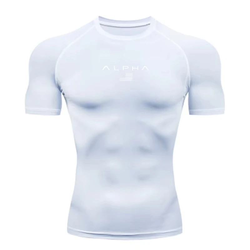 2026 New American Style Quick-Dry Compression Sportswear, Running T-Shirts, ElasticQuick-Dry Sport Jackets, Fitness Sport Shirts