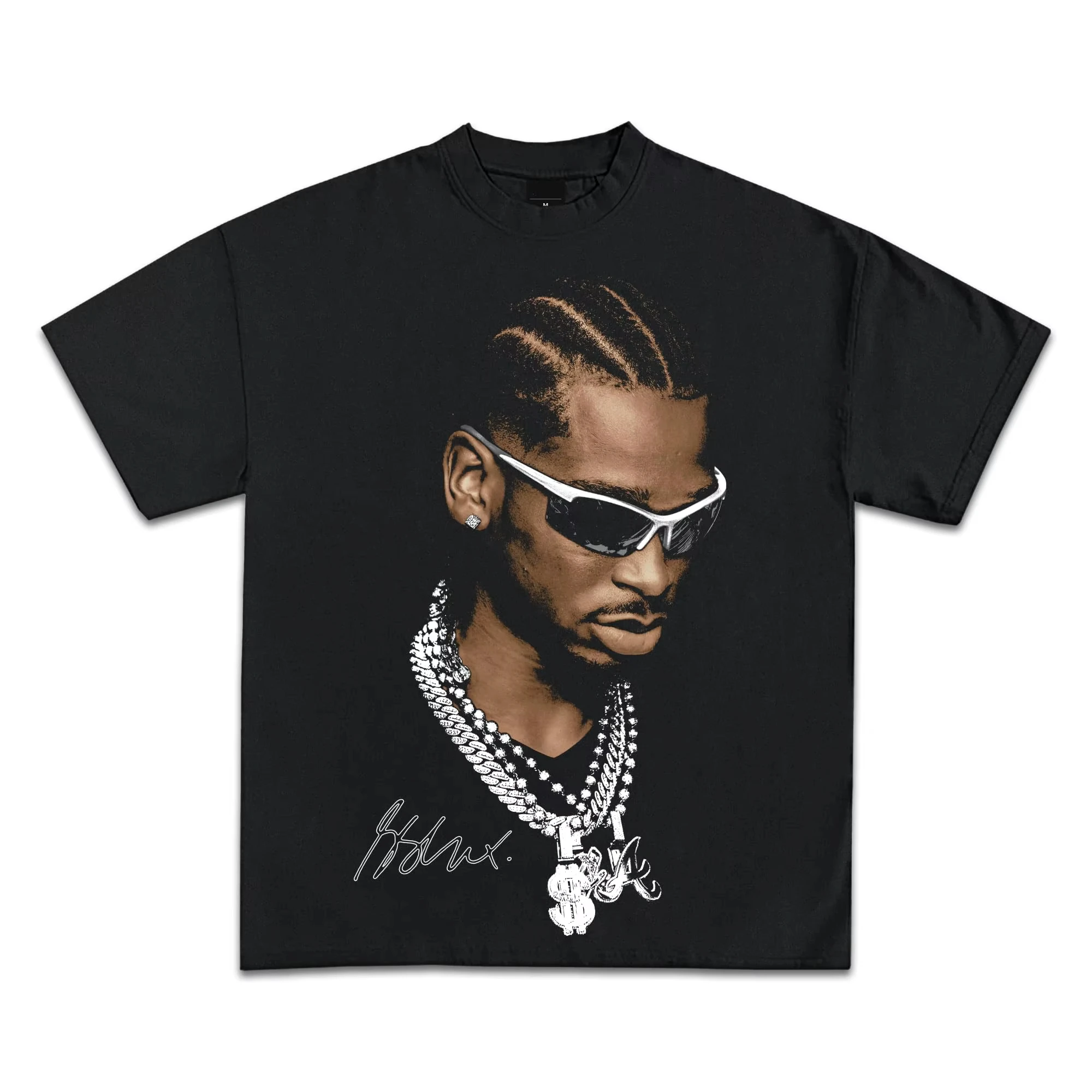 Pop Culture Vintage Graphic T-Shirt Collection American Rap Basketball Streetwear Hip-Hop Y2K Premium Qua Men Clothing Short