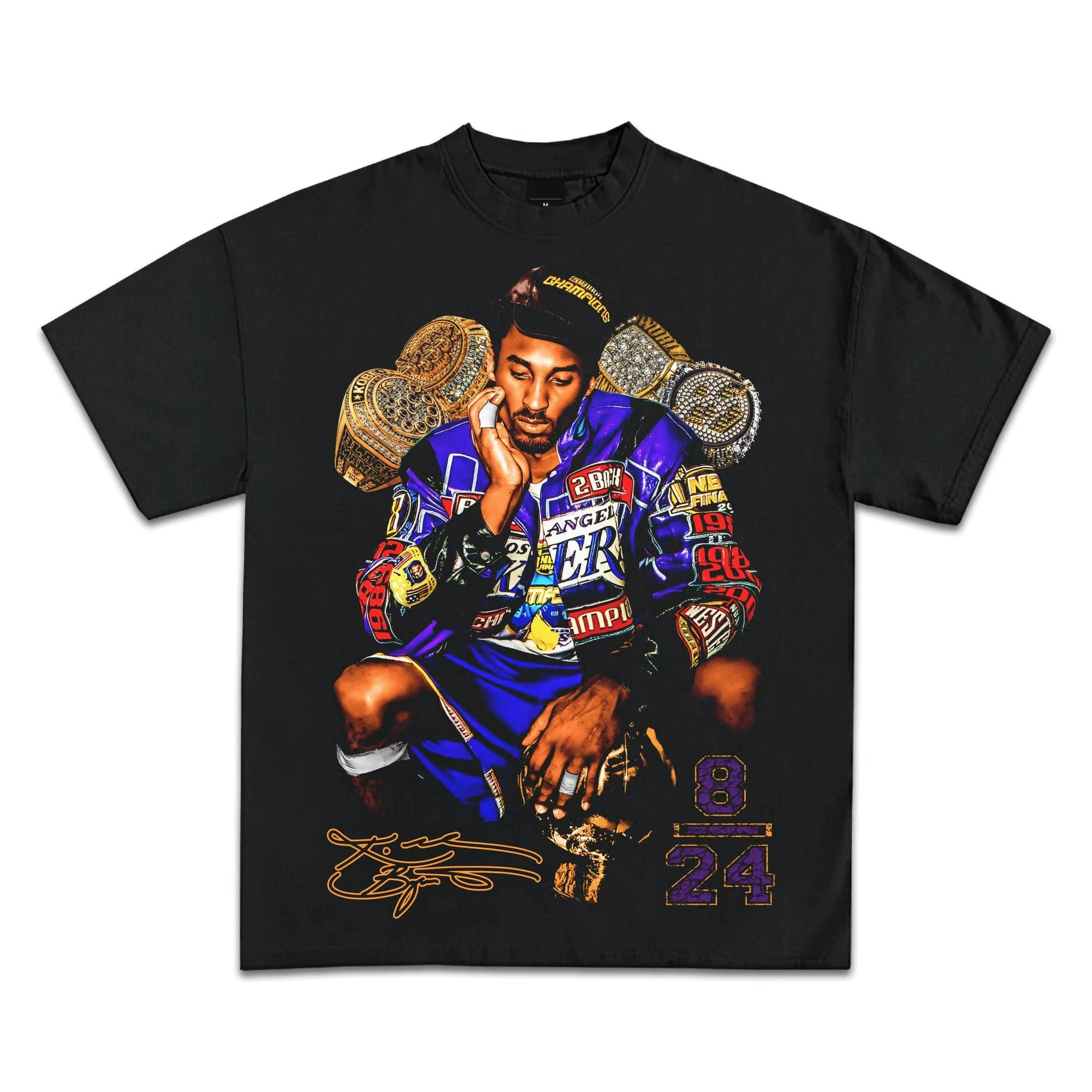 Pop Culture Vintage Graphic T-Shirt Collection American Rap Basketball Streetwear Hip-Hop Y2K Premium Qua Men Clothing Short