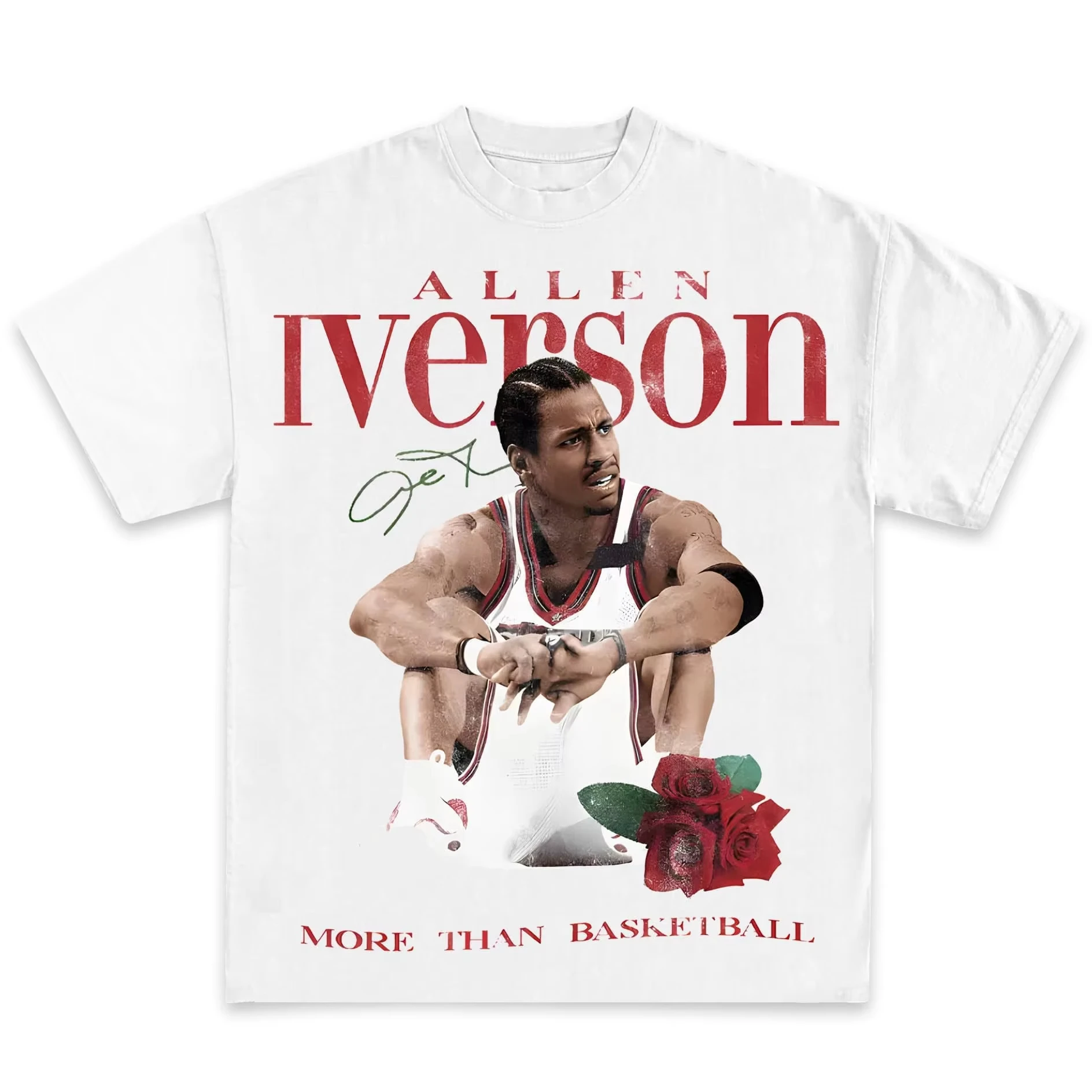 Pop Culture Vintage Graphic T-Shirt Collection American Rap Basketball Streetwear Hip-Hop Y2K Premium Qua Men Clothing Short