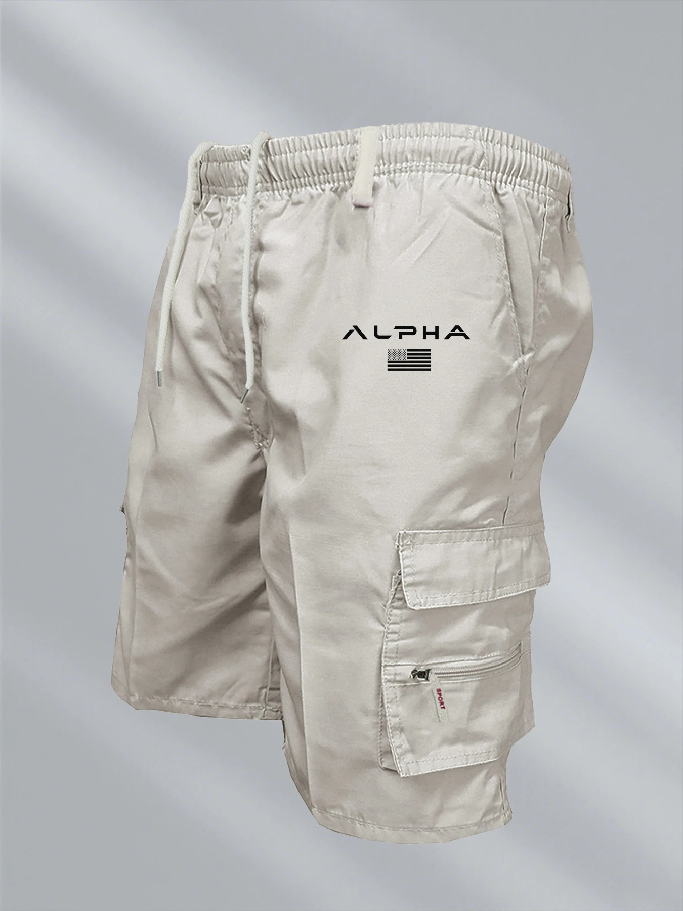 New Men's Cargo Shorts Fashion Casual Running Shorts Big Pocket Sports Slacks Cargo Panels Trousers Plus Size for Male