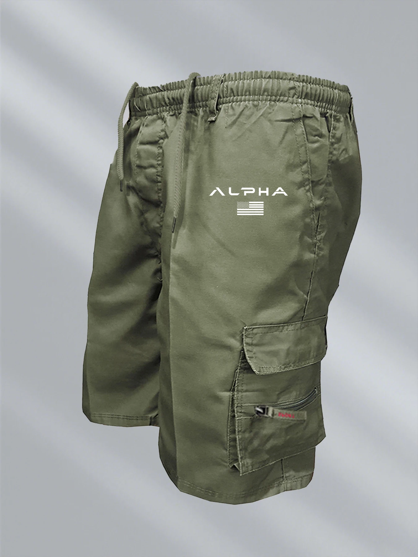 New Men's Cargo Shorts Fashion Casual Running Shorts Big Pocket Sports Slacks Cargo Panels Trousers Plus Size for Male