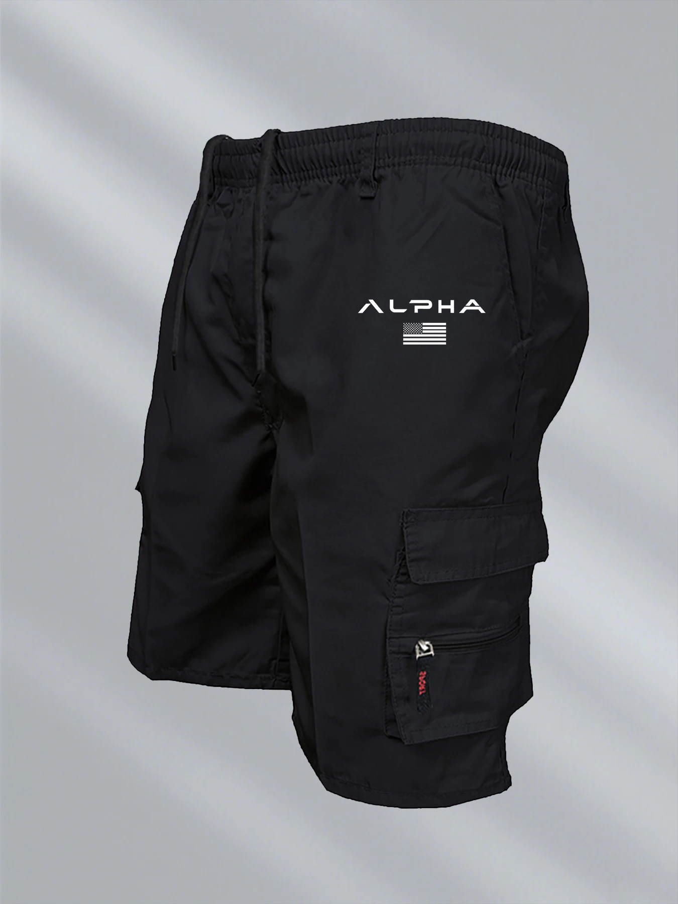New Men's Cargo Shorts Fashion Casual Running Shorts Big Pocket Sports Slacks Cargo Panels Trousers Plus Size for Male