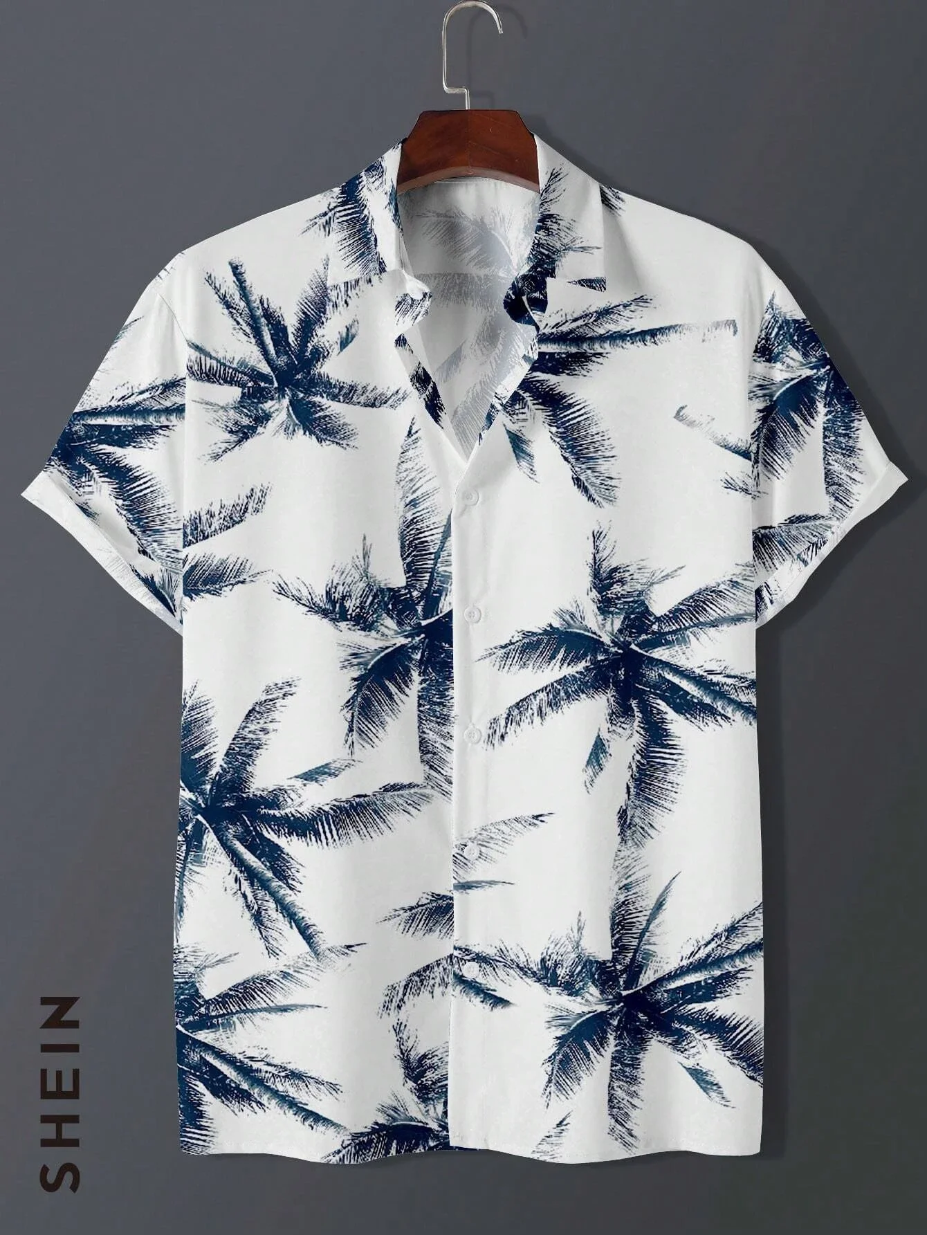 Summer 2026 Hawaiian Men's Fashionable Printed Beach Vintage Fun Casual Quick Drying Shirt
