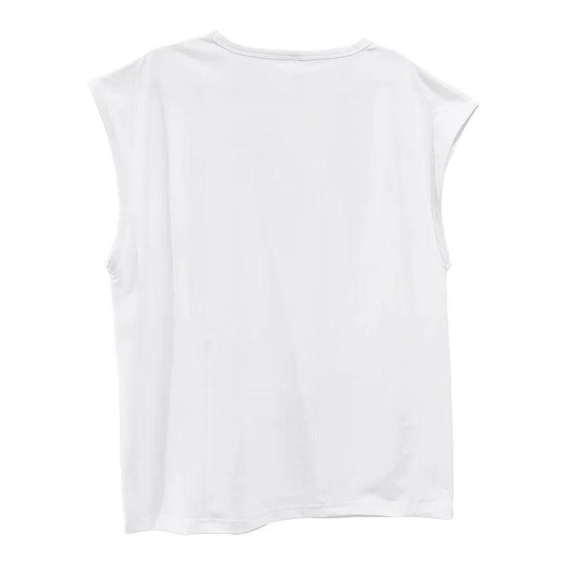 2026 Men's Loose Fit round Neck Short Sleeve T-Shirt Casual Breathable Summer Sports Basic Vest for Comfortable Wear