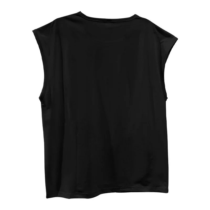 2026 Men's Loose Fit round Neck Short Sleeve T-Shirt Casual Breathable Summer Sports Basic Vest for Comfortable Wear