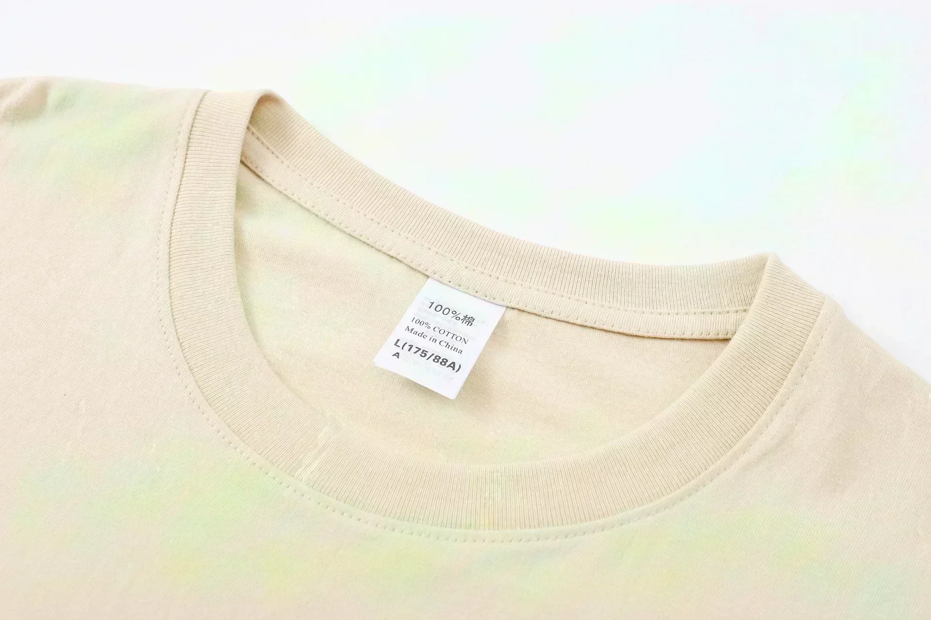 Cotton100 High End Design Brand Men's Summer Short Sleeve Round-Neck Versatile T-Shirt Fashion Sport Casual Men's embroidery