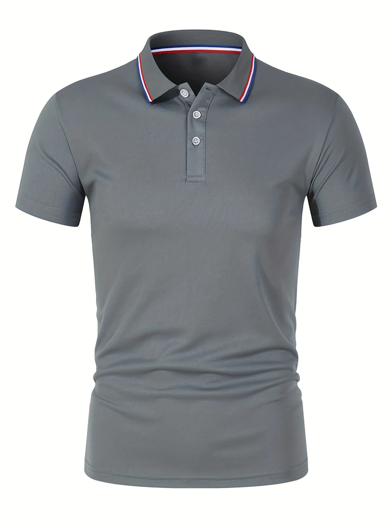 2025 Hot Sale Men's Summer Casual Breathable Comfortable Polo Shirt Men's Solid Color High Quality Short Sleeve T-Shirt