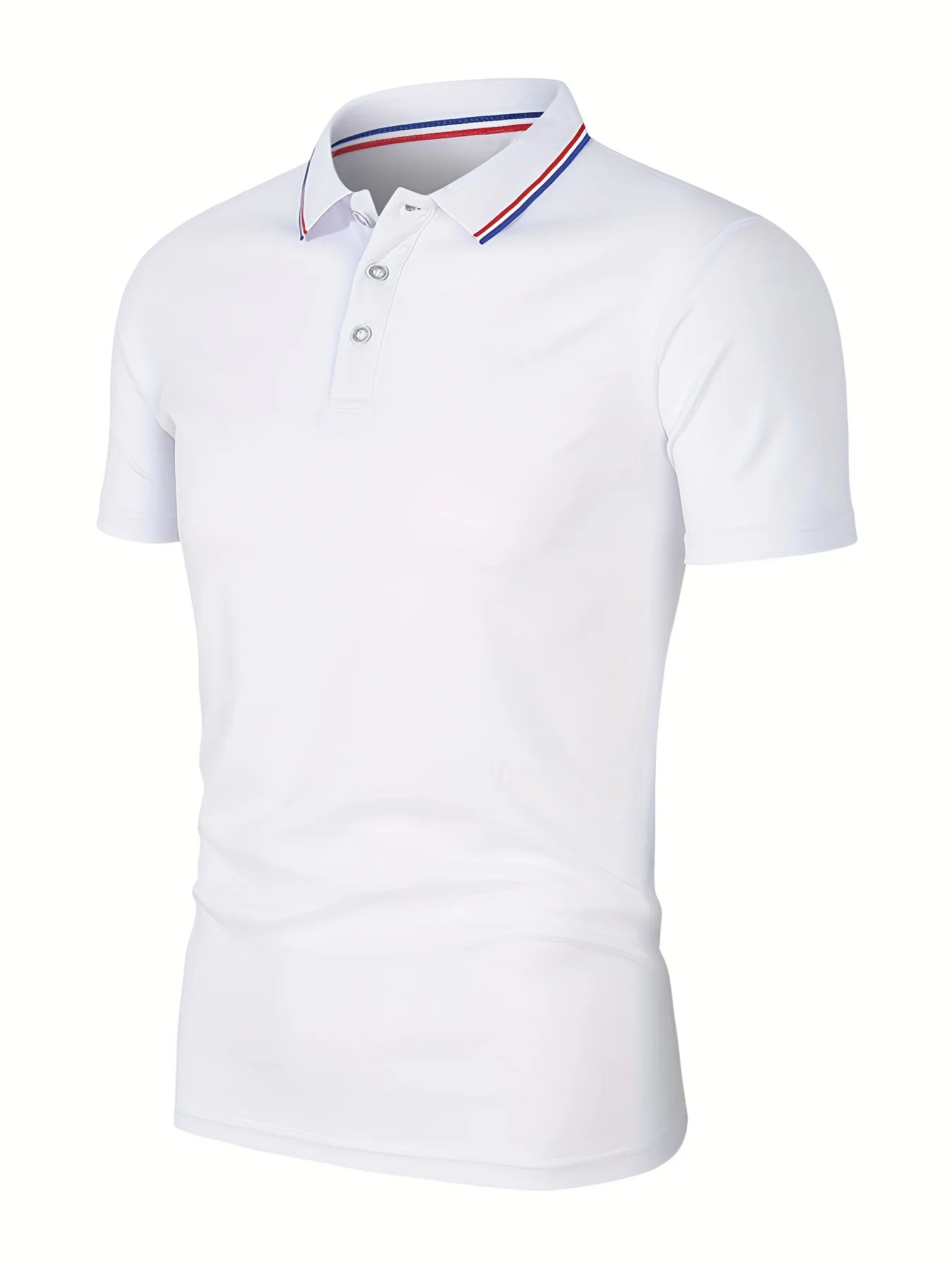 2025 Hot Sale Men's Summer Casual Breathable Comfortable Polo Shirt Men's Solid Color High Quality Short Sleeve T-Shirt