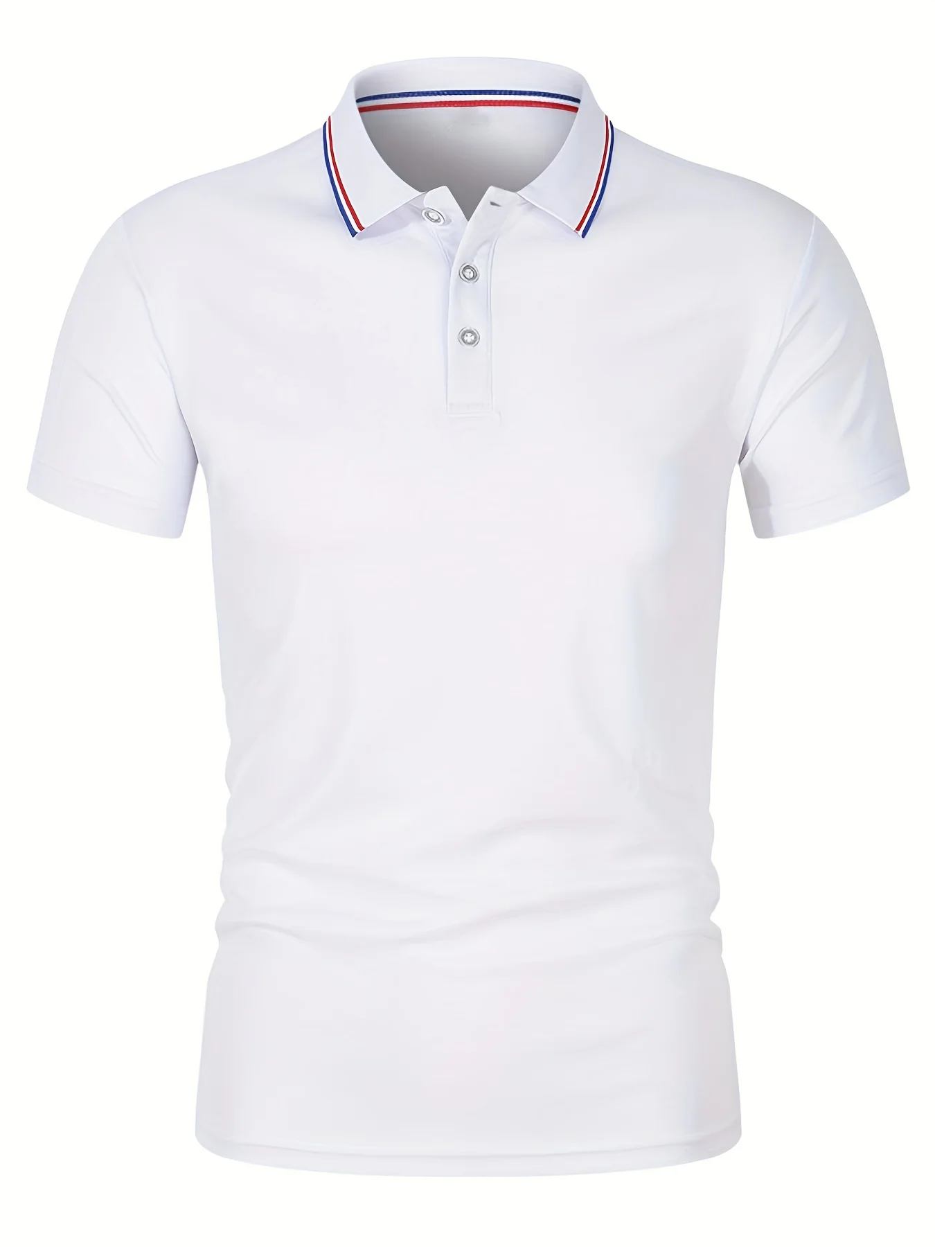 2025 Hot Sale Men's Summer Casual Breathable Comfortable Polo Shirt Men's Solid Color High Quality Short Sleeve T-Shirt