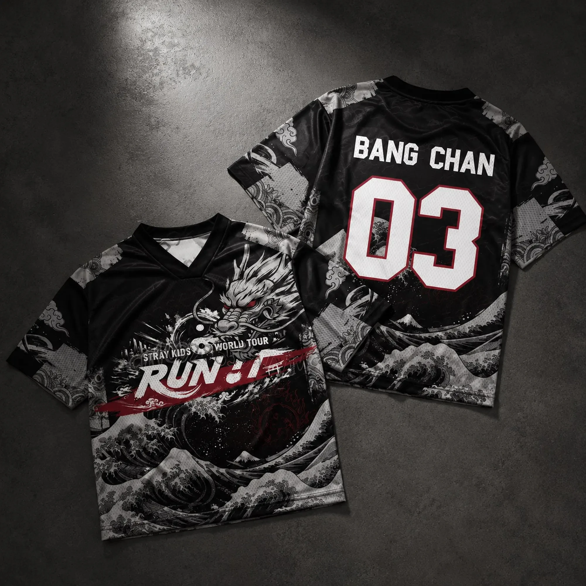 2026 Kpop Stray Run It World Tour Jersey T-shirt Men Women Summer Sports T-shirt Breathable Quick Drying Clothing Fan Gifts