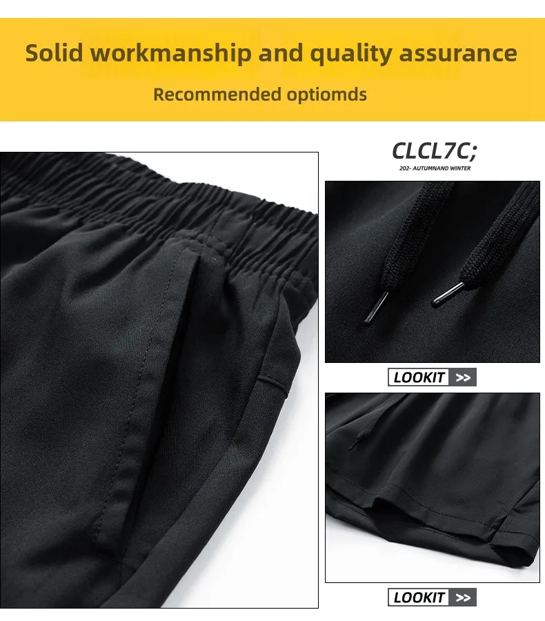 Summer Men's Sport Workout Shorts Quick Dry Athletic Shorts Lightweight Running Shorts with Pockets Gym Beach Pants