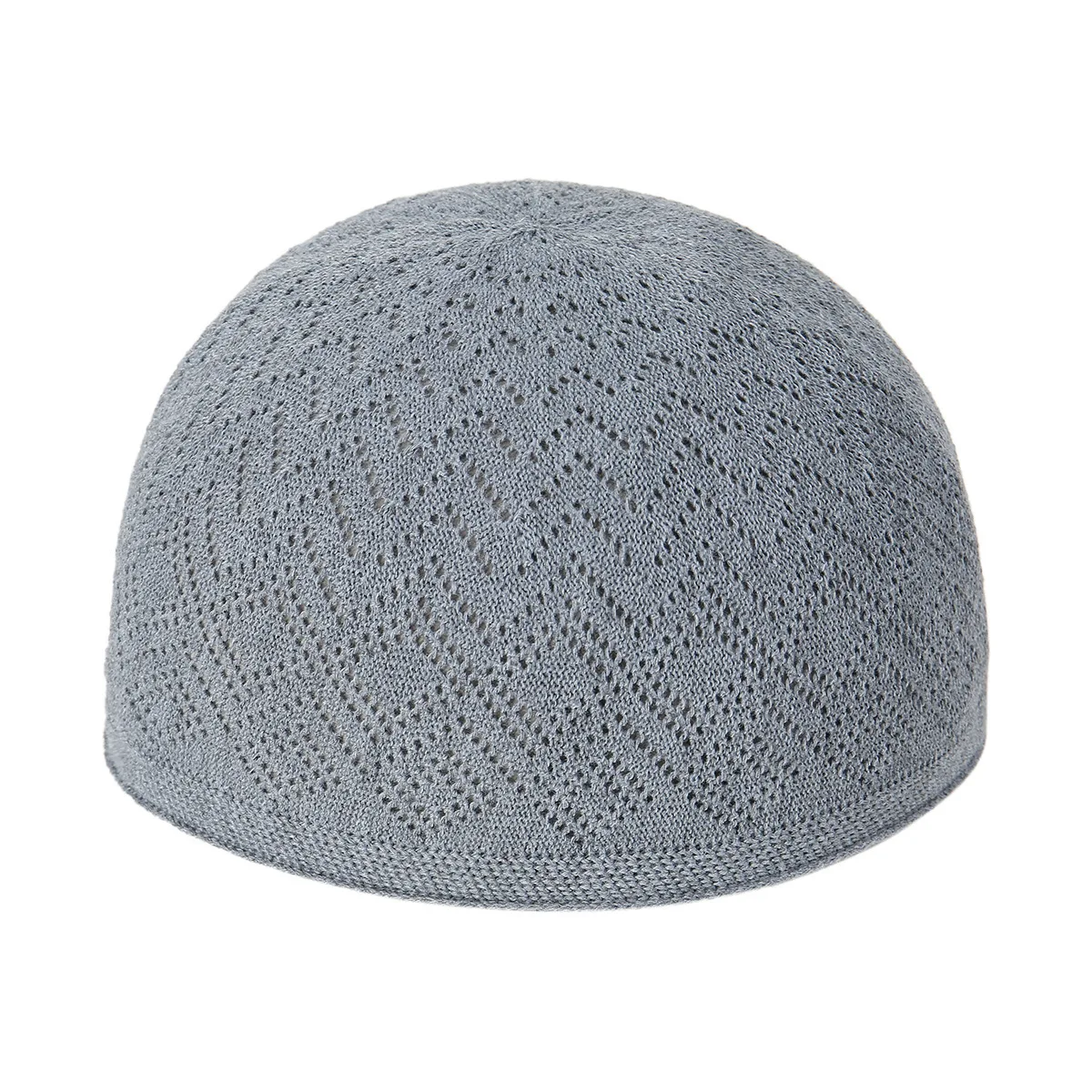 Muslim Men Knitted Prayer Hats Islamic Kufi Taqiya Takke Peci Skull Cap Jewish India Caps Musulman Arab Men's Kippah Homme Hat