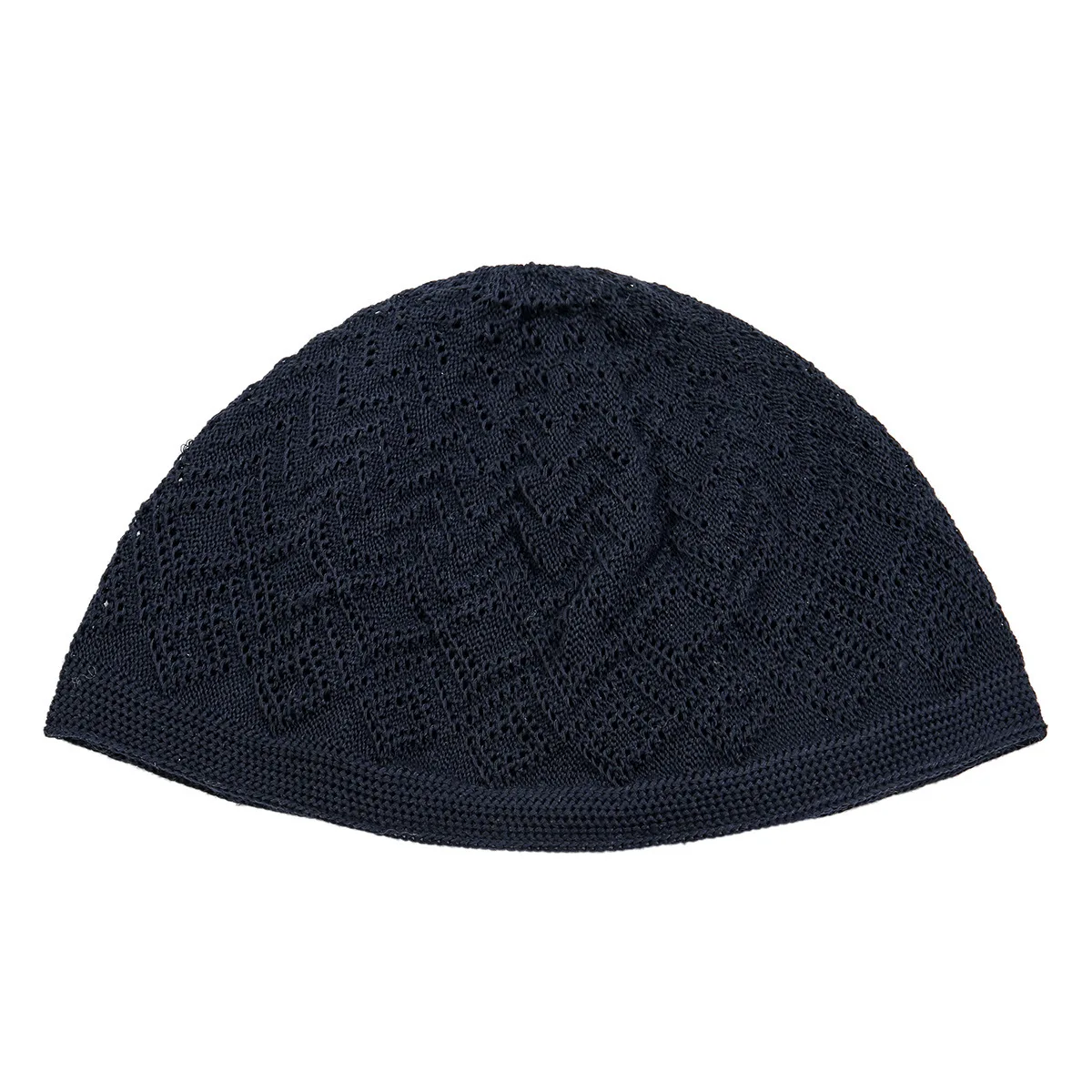 Muslim Men Knitted Prayer Hats Islamic Kufi Taqiya Takke Peci Skull Cap Jewish India Caps Musulman Arab Men's Kippah Homme Hat