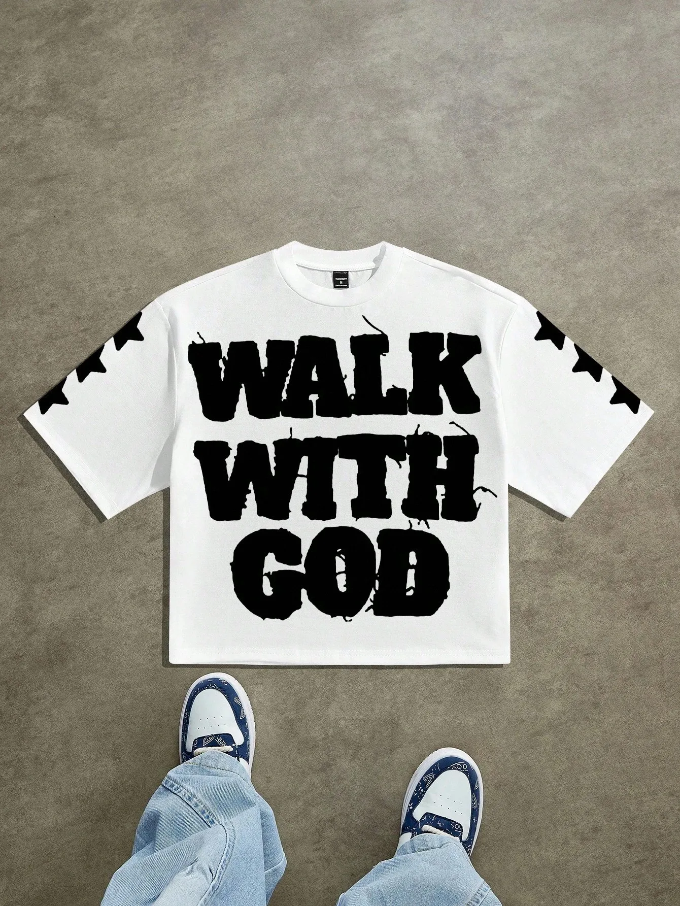 2026 Summer New Style Men's T-shirt Street Casual Fashion Comfortable Soft Breathable Lightweight 3D Letter Pattern Print