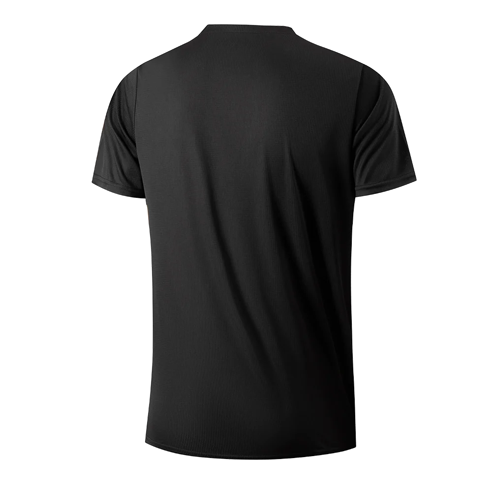 Summer Ice Silk Short Sleeve T-Shirt Men New Quick Dry Breathable Air Conditioning Outdoor Sun Protection Running Outer Wear