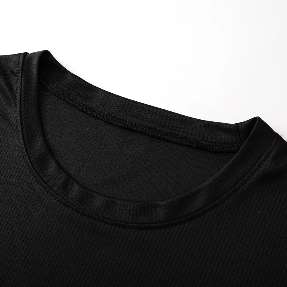 Summer Ice Silk Short Sleeve T-Shirt Men New Quick Dry Breathable Air Conditioning Outdoor Sun Protection Running Outer Wear