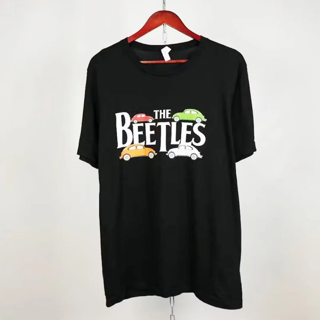 The Beatles vintage rock American retro T-shirt Spring Fashion Sports Pure cotton Men's T-Shirt Kid's Clothing Tee Y2k Woman