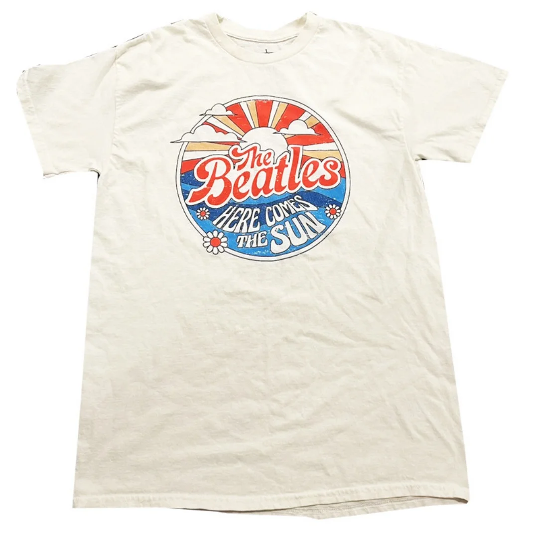 The Beatles vintage rock American retro T-shirt Spring Fashion Sports Pure cotton Men's T-Shirt Kid's Clothing Tee Y2k Woman