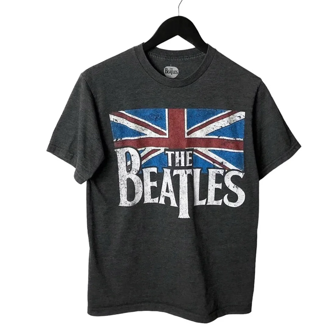 The Beatles vintage rock American retro T-shirt Spring Fashion Sports Pure cotton Men's T-Shirt Kid's Clothing Tee Y2k Woman
