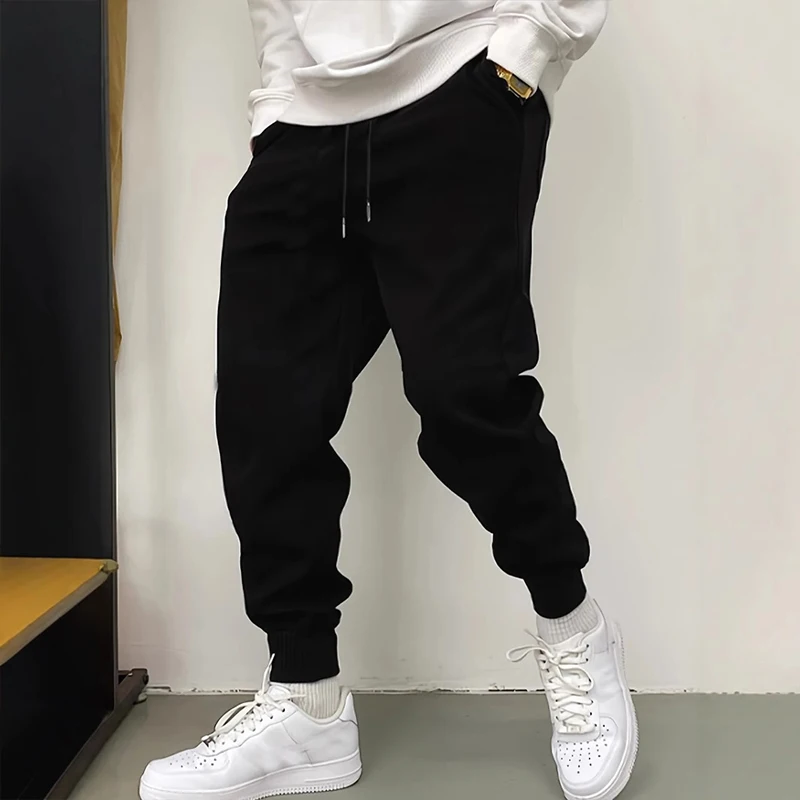 Autumn Winter Daily Casual Sporty Trousers Home Outdoor 2025 Hot Sale Men's Sweatpants High Quality Solid Color Jogger Pants