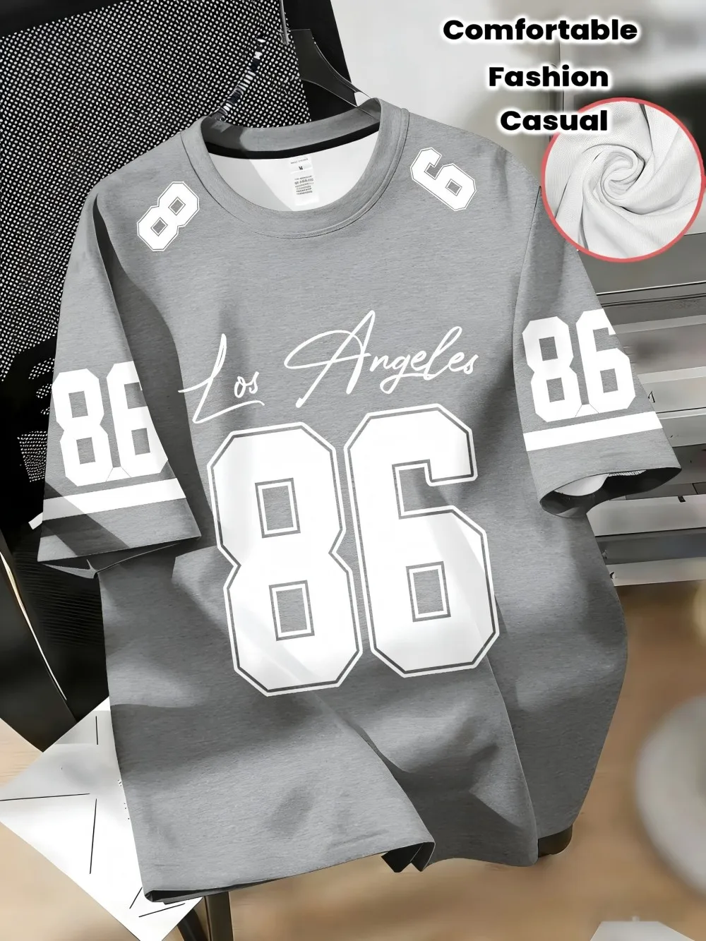 European and American Men's Summer Training Letter Print Comfortable and Breathable Round Neck T-Shirt Outdoor Casual Sports Top
