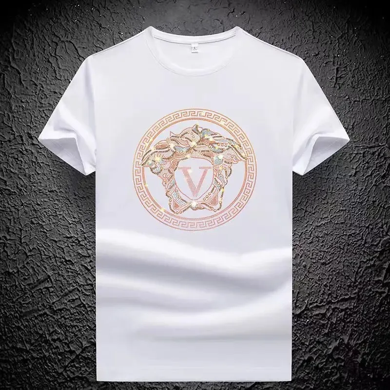 Hot Sales Fashion Trend Men's Pure Cotton T-shirt Casual Breathable Comfortable Summer High-quality Short Sleeved T-shirt Unisex