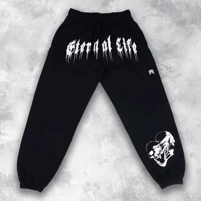 2025 European and American Men's New Year Wear Sports Pants Casual Sports Training Pants Men's Gym Pants