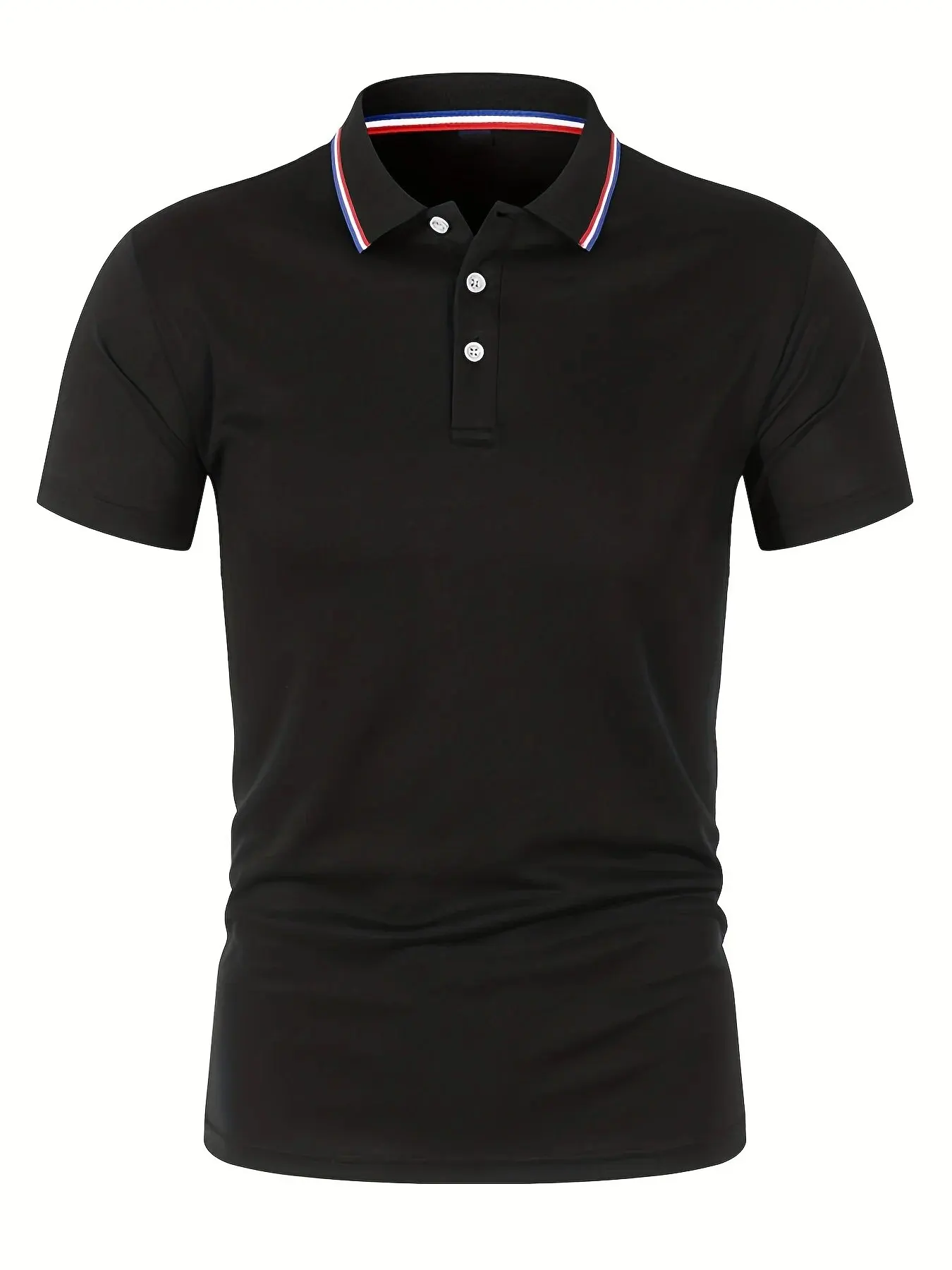 2025 Hot Sale Men's Summer Casual Breathable Comfortable Polo Shirt Men's Solid Color High Quality Short Sleeve T-Shirt