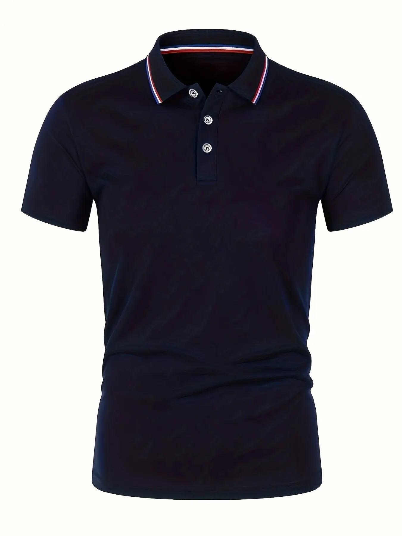 2025 Hot Sale Men's Summer Casual Breathable Comfortable Polo Shirt Men's Solid Color High Quality Short Sleeve T-Shirt