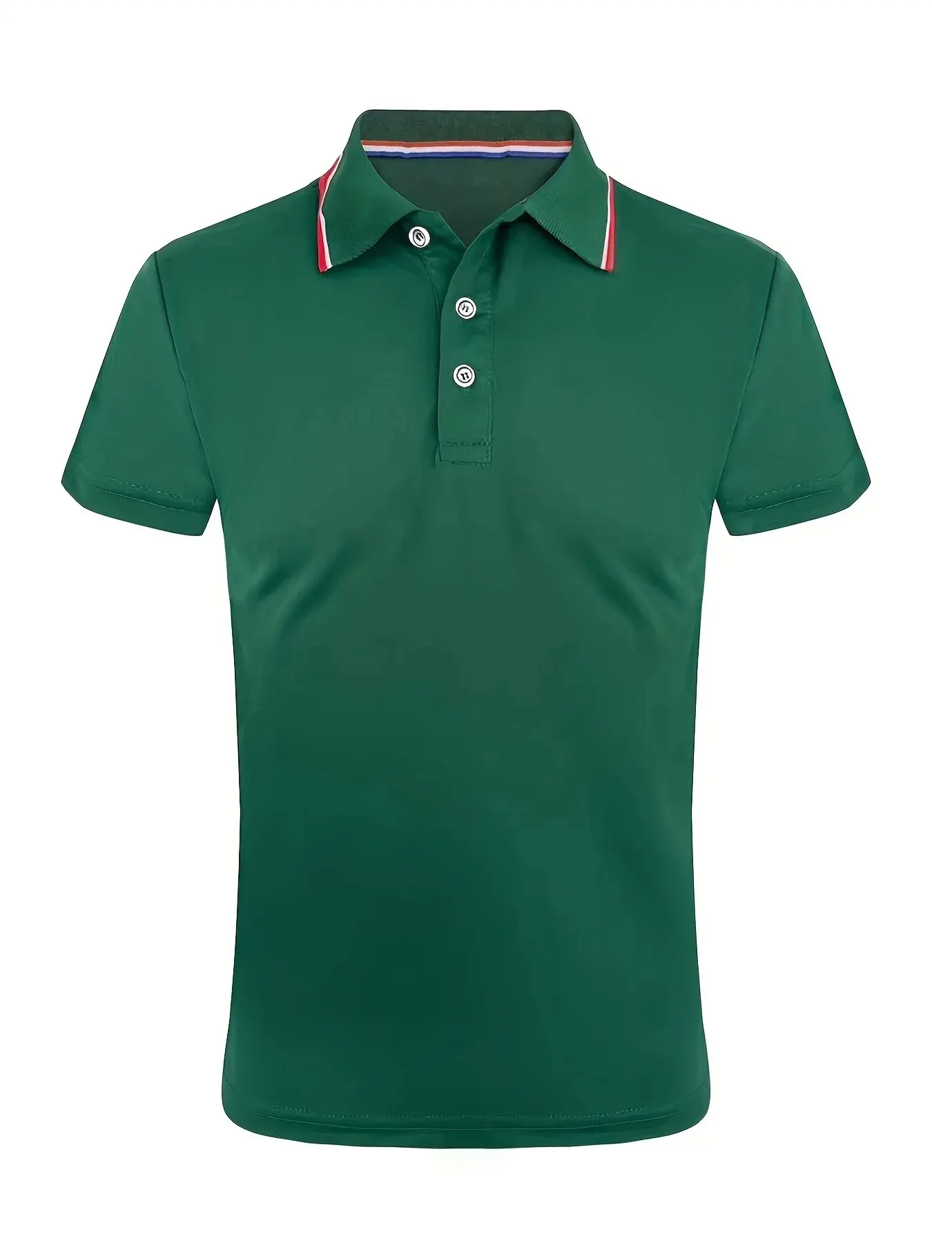 2025 Hot Sale Men's Summer Casual Breathable Comfortable Polo Shirt Men's Solid Color High Quality Short Sleeve T-Shirt