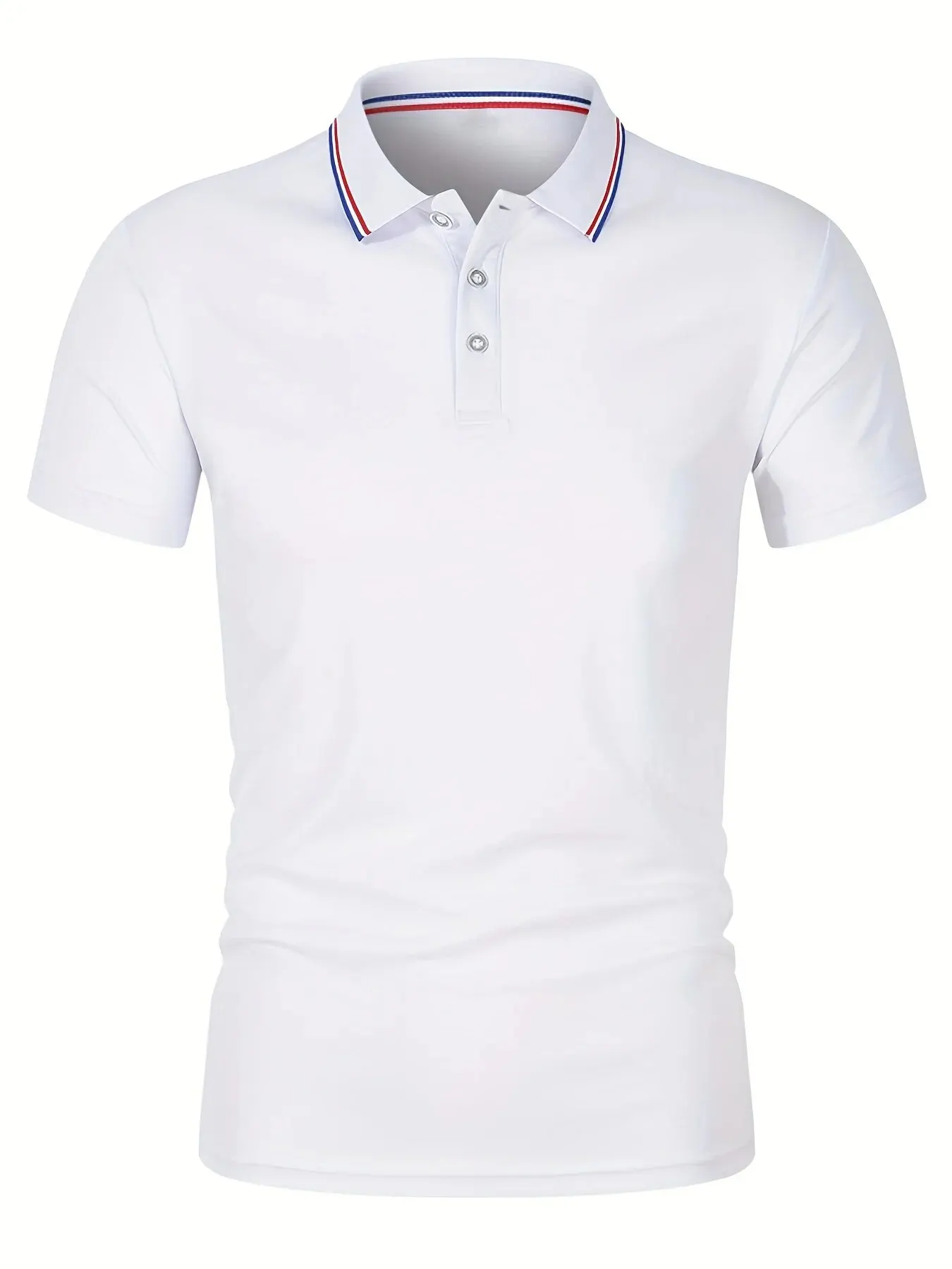 2025 Hot Sale Men's Summer Casual Breathable Comfortable Polo Shirt Men's Solid Color High Quality Short Sleeve T-Shirt